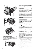 Preview for 36 page of Sony 1070 Handbook