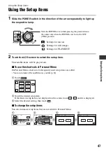 Preview for 47 page of Sony 1070 Handbook