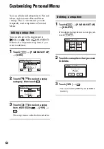 Preview for 64 page of Sony 1070 Handbook