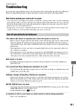 Preview for 101 page of Sony 1070 Handbook