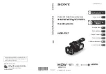 Sony 1080i Operating Instructions Manual предпросмотр