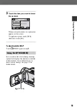 Preview for 19 page of Sony 1080i Operating Manual