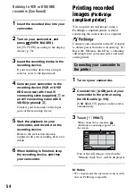 Preview for 54 page of Sony 1080i Operating Manual