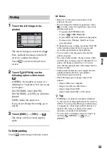 Preview for 55 page of Sony 1080i Operating Manual