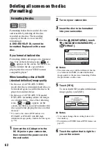 Preview for 62 page of Sony 1080i Operating Manual