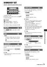 Preview for 75 page of Sony 1080i Operating Manual