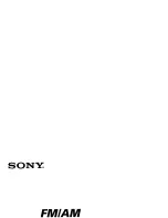 Preview for 1 page of Sony 158MDXC800 Operating Instructions Manual