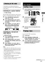 Preview for 15 page of Sony 2-661-374-11(4) Operating Instructions Manual