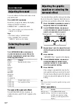 Предварительный просмотр 18 страницы Sony 2-661-374-11(4) Operating Instructions Manual