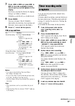 Preview for 23 page of Sony 2-661-374-11(4) Operating Instructions Manual