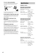 Preview for 34 page of Sony 2-661-374-11(4) Operating Instructions Manual