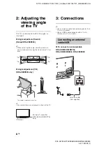 Preview for 8 page of Sony 26EX550 Operating Instructions Manual