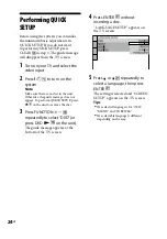 Предварительный просмотр 24 страницы Sony 3-097-194-15(1) Operating Instructions Manual