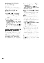 Preview for 32 page of Sony 3-097-194-15(1) Operating Instructions Manual