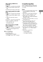 Preview for 37 page of Sony 3-097-194-15(1) Operating Instructions Manual