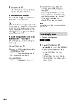 Preview for 40 page of Sony 3-097-194-15(1) Operating Instructions Manual