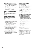 Preview for 46 page of Sony 3-097-194-15(1) Operating Instructions Manual