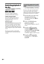 Preview for 50 page of Sony 3-097-194-15(1) Operating Instructions Manual