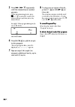 Preview for 66 page of Sony 3-097-194-15(1) Operating Instructions Manual