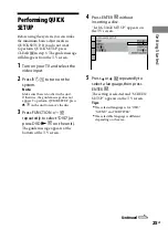 Предварительный просмотр 25 страницы Sony 3-097-196-14(1) Operating Instructions Manual