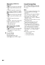 Preview for 38 page of Sony 3-097-196-14(1) Operating Instructions Manual