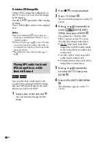 Preview for 46 page of Sony 3-097-196-14(1) Operating Instructions Manual