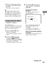 Preview for 53 page of Sony 3-097-196-14(1) Operating Instructions Manual