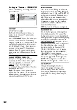 Preview for 58 page of Sony 3-097-196-14(1) Operating Instructions Manual