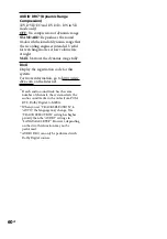 Preview for 60 page of Sony 3-097-196-14(1) Operating Instructions Manual