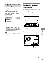 Предварительный просмотр 87 страницы Sony 3-097-196-14(1) Operating Instructions Manual