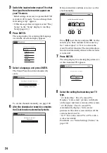 Preview for 24 page of Sony 3-213-480-12(1) Operating Instructions Manual