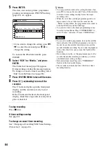 Preview for 84 page of Sony 3-213-480-12(1) Operating Instructions Manual