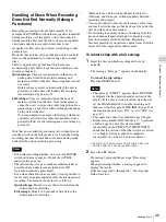 Preview for 45 page of Sony 3-270-589-12 (1) Operating Instructions Manual