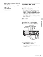 Preview for 67 page of Sony 3-270-589-12 (1) Operating Instructions Manual