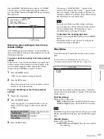 Preview for 107 page of Sony 3-270-589-12 (1) Operating Instructions Manual