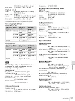 Preview for 125 page of Sony 3-270-589-12 (1) Operating Instructions Manual