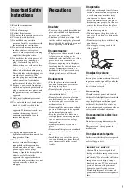 Preview for 3 page of Sony 3-270-909-11(1) Operating Instructions Manual