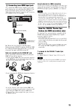 Preview for 11 page of Sony 3-270-909-11(1) Operating Instructions Manual