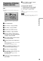 Preview for 43 page of Sony 3-270-909-11(1) Operating Instructions Manual