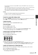 Preview for 51 page of Sony 3-280-847-11(1) Operating Manual