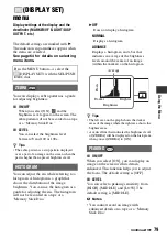 Preview for 79 page of Sony 3-280-847-11(1) Operating Manual