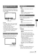 Preview for 81 page of Sony 3-280-847-11(1) Operating Manual