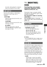 Preview for 83 page of Sony 3-280-847-11(1) Operating Manual