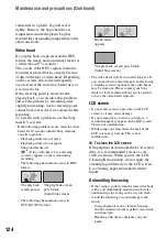 Preview for 124 page of Sony 3-280-847-11(1) Operating Manual