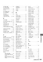 Preview for 141 page of Sony 3-280-847-11(1) Operating Manual