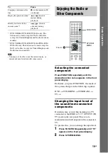 Предварительный просмотр 19 страницы Sony 3-283-028-11(1) Operating Instructions Manual