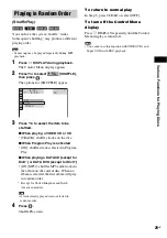 Preview for 29 page of Sony 3-283-028-11(1) Operating Instructions Manual