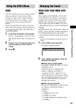 Preview for 31 page of Sony 3-283-028-11(1) Operating Instructions Manual