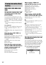 Preview for 34 page of Sony 3-283-028-11(1) Operating Instructions Manual