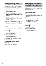 Preview for 52 page of Sony 3-283-028-11(1) Operating Instructions Manual